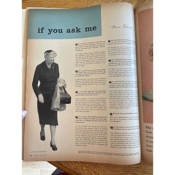 Vintage McCalls Magazine May 1957 Audrey Hepburn Funny Face Betsy McCall Dolls - Picture 13 of 16